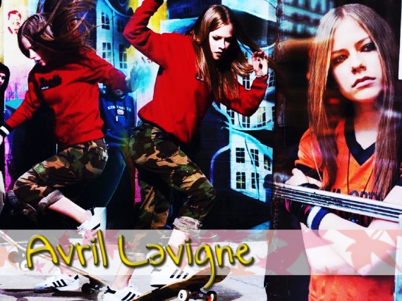 Free Send to Mobile Phone Avril Lavigne Celebrities Female wallpaper num.53
