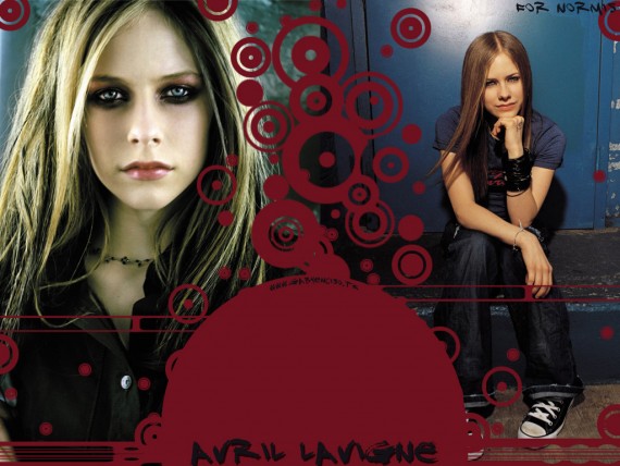 Free Send to Mobile Phone Avril Lavigne Celebrities Female wallpaper num.8