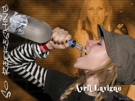 Free Send to Mobile Phone Avril Lavigne Celebrities Female wallpaper num.12