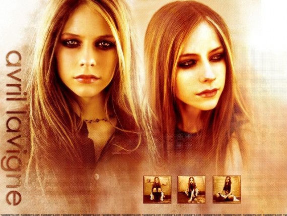Free Send to Mobile Phone Avril Lavigne Celebrities Female wallpaper num.74
