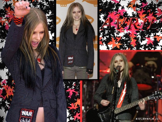 Free Send to Mobile Phone Avril Lavigne Celebrities Female wallpaper num.51