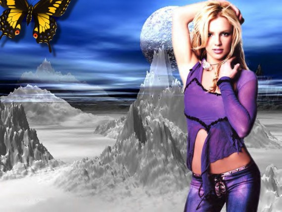 Free Send to Mobile Phone Britney Spears Celebrities Female wallpaper num.286