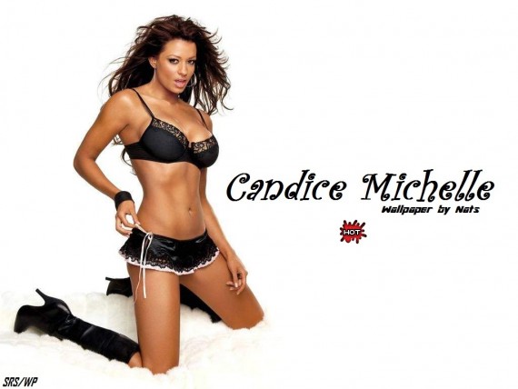 Free Send to Mobile Phone Candice Michelle Celebrities Female wallpaper num.24