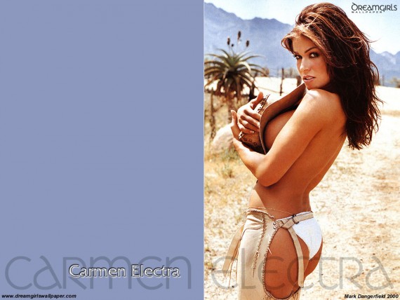Free Send to Mobile Phone Carmen Electra Celebrities Female wallpaper num.21