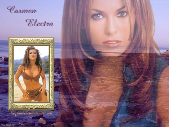 Free Send to Mobile Phone Carmen Electra Celebrities Female wallpaper num.133