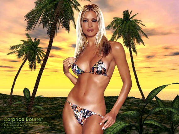 Free Send to Mobile Phone Caprice Bourret Celebrities Female wallpaper num.8