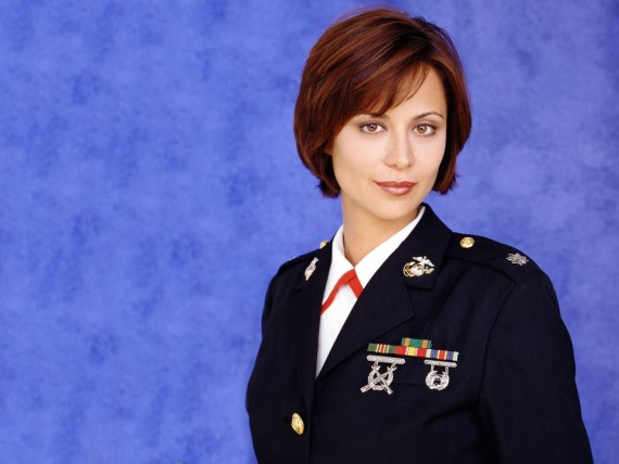 Free Send to Mobile Phone uniform Catherine Bell wallpaper num.35