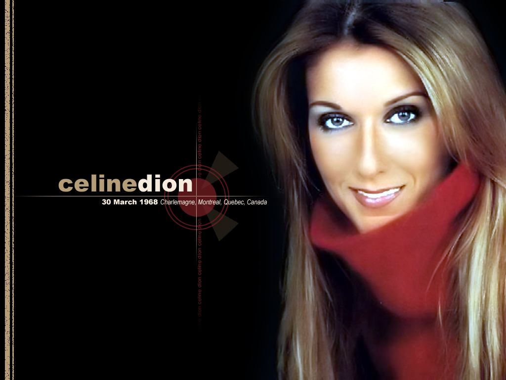 Full size Celine Dion wallpaper / Celebrities Female / 1024x768