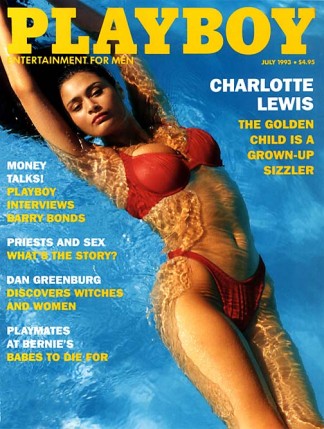 Free Send to Mobile Phone Playboy Magazine Cover Charlotte Lewis wallpaper num.6