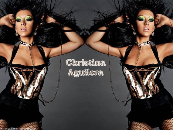 Free Send to Mobile Phone Christina Aguilera Celebrities Female wallpaper num.153