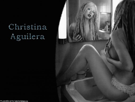 Free Send to Mobile Phone Christina Aguilera Celebrities Female wallpaper num.167
