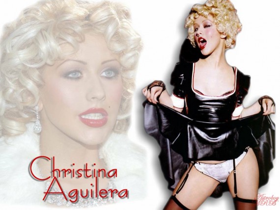Free Send to Mobile Phone Christina Aguilera Celebrities Female wallpaper num.122