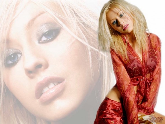 Free Send to Mobile Phone Christina Aguilera Celebrities Female wallpaper num.121