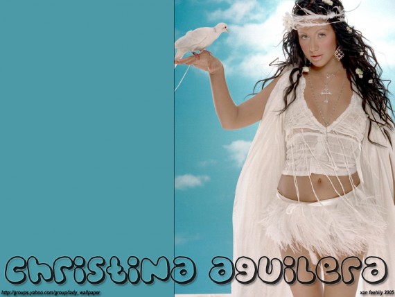 Free Send to Mobile Phone Christina Aguilera Celebrities Female wallpaper num.39