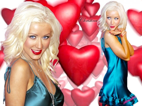 Free Send to Mobile Phone Christina Aguilera Celebrities Female wallpaper num.18