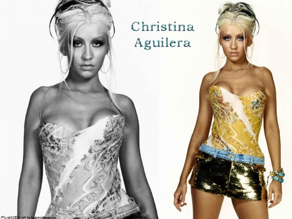 Free Send to Mobile Phone Christina Aguilera Celebrities Female wallpaper num.102