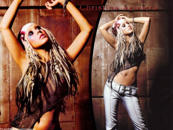 Free Send to Mobile Phone Christina Aguilera Celebrities Female wallpaper num.7