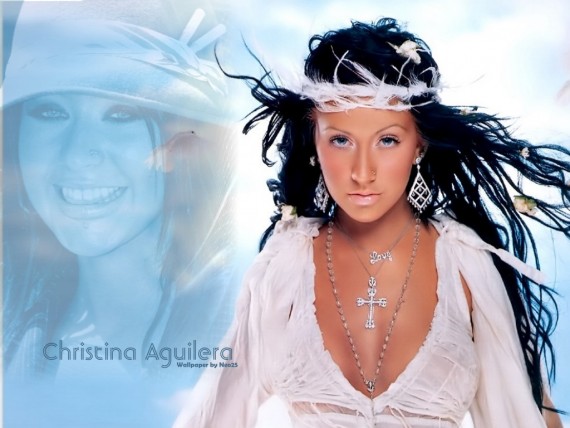 Free Send to Mobile Phone Christina Aguilera Celebrities Female wallpaper num.13