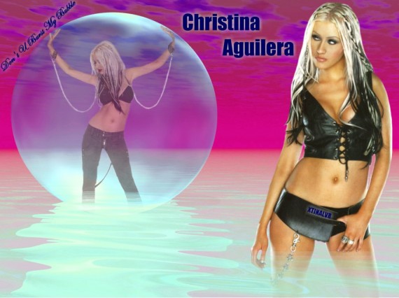 Free Send to Mobile Phone Christina Aguilera Celebrities Female wallpaper num.161