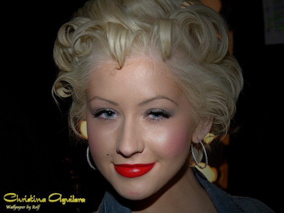 Free Send to Mobile Phone Christina Aguilera Celebrities Female wallpaper num.111