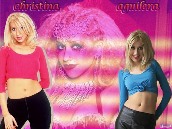 Free Send to Mobile Phone Christina Aguilera Celebrities Female wallpaper num.67