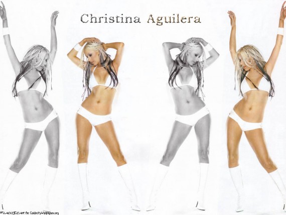 Free Send to Mobile Phone Christina Aguilera Celebrities Female wallpaper num.3