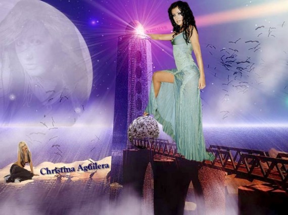 Free Send to Mobile Phone Christina Aguilera Celebrities Female wallpaper num.171