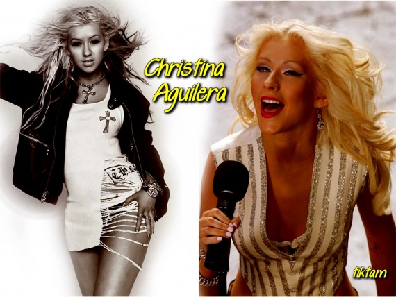 Free Send to Mobile Phone Christina Aguilera Celebrities Female wallpaper num.72