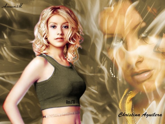 Free Send to Mobile Phone Christina Aguilera Celebrities Female wallpaper num.116