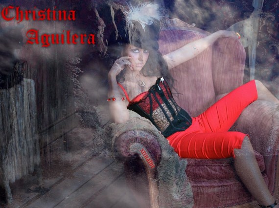 Free Send to Mobile Phone Christina Aguilera Celebrities Female wallpaper num.22