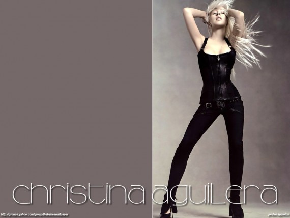 Free Send to Mobile Phone Christina Aguilera Celebrities Female wallpaper num.61