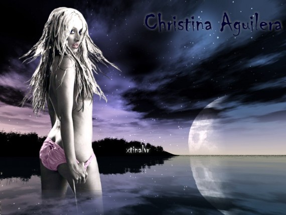 Free Send to Mobile Phone Christina Aguilera Celebrities Female wallpaper num.5
