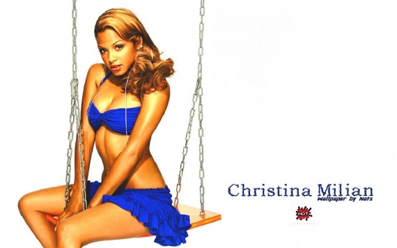 Free Send to Mobile Phone Christina Milian Celebrities Female wallpaper num.27
