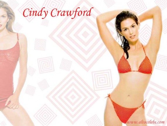 Free Send to Mobile Phone Cindy Crawford Celebrities Female wallpaper num.28