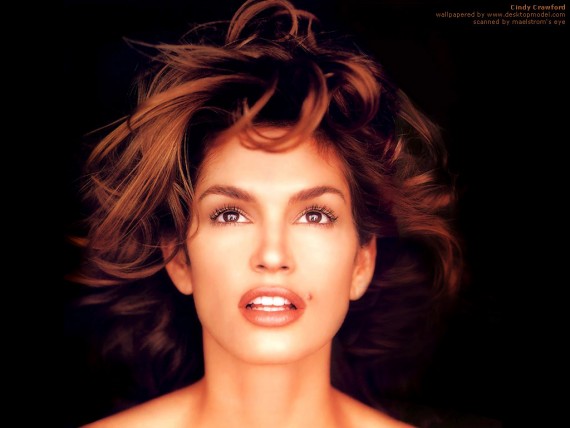 Free Send to Mobile Phone Cindy Crawford Celebrities Female wallpaper num.3