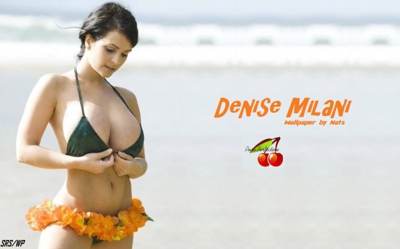 Free Send to Mobile Phone Denise Milani Celebrities Female wallpaper num.60