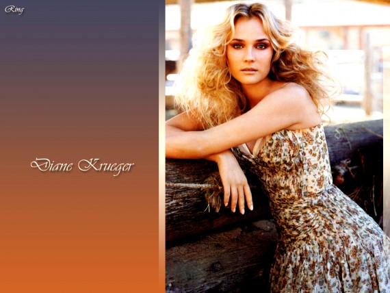 Free Send to Mobile Phone Diane Kruger (Diane Heidkrüger) Celebrities Female wallpaper num.21