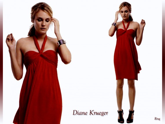 Free Send to Mobile Phone Diane Kruger (Diane Heidkrüger) Celebrities Female wallpaper num.12