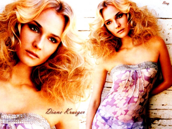 Free Send to Mobile Phone Diane Kruger (Diane Heidkrüger) Celebrities Female wallpaper num.19
