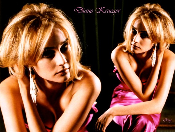 Free Send to Mobile Phone Diane Kruger (Diane Heidkrüger) Celebrities Female wallpaper num.22