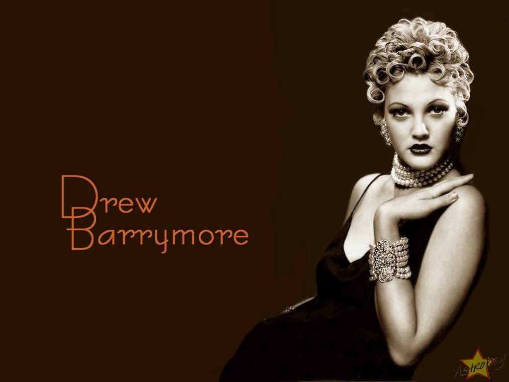 Full size Drew Barrymore wallpaper / Celebrities Female / 1024x768