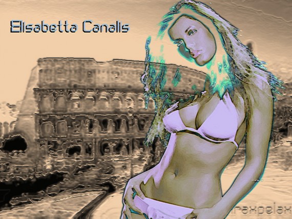 Free Send to Mobile Phone Elisabetta Canalis Celebrities Female wallpaper num.4