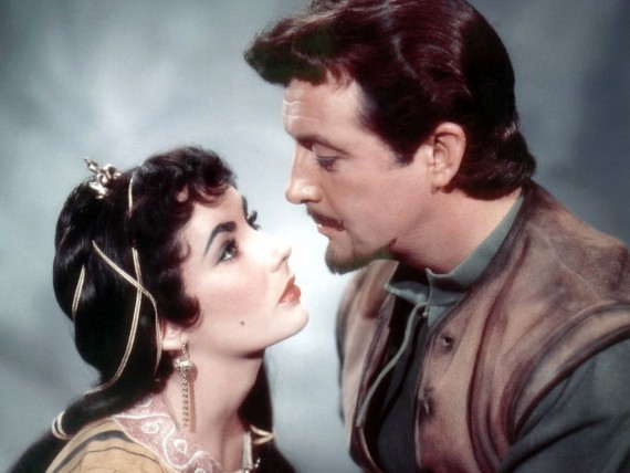 Free Send to Mobile Phone Elizabeth Taylor and Robert Taylor in 