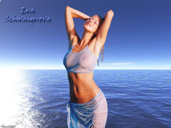 Free Send to Mobile Phone Eva Schwaigerova Celebrities Female wallpaper num.3