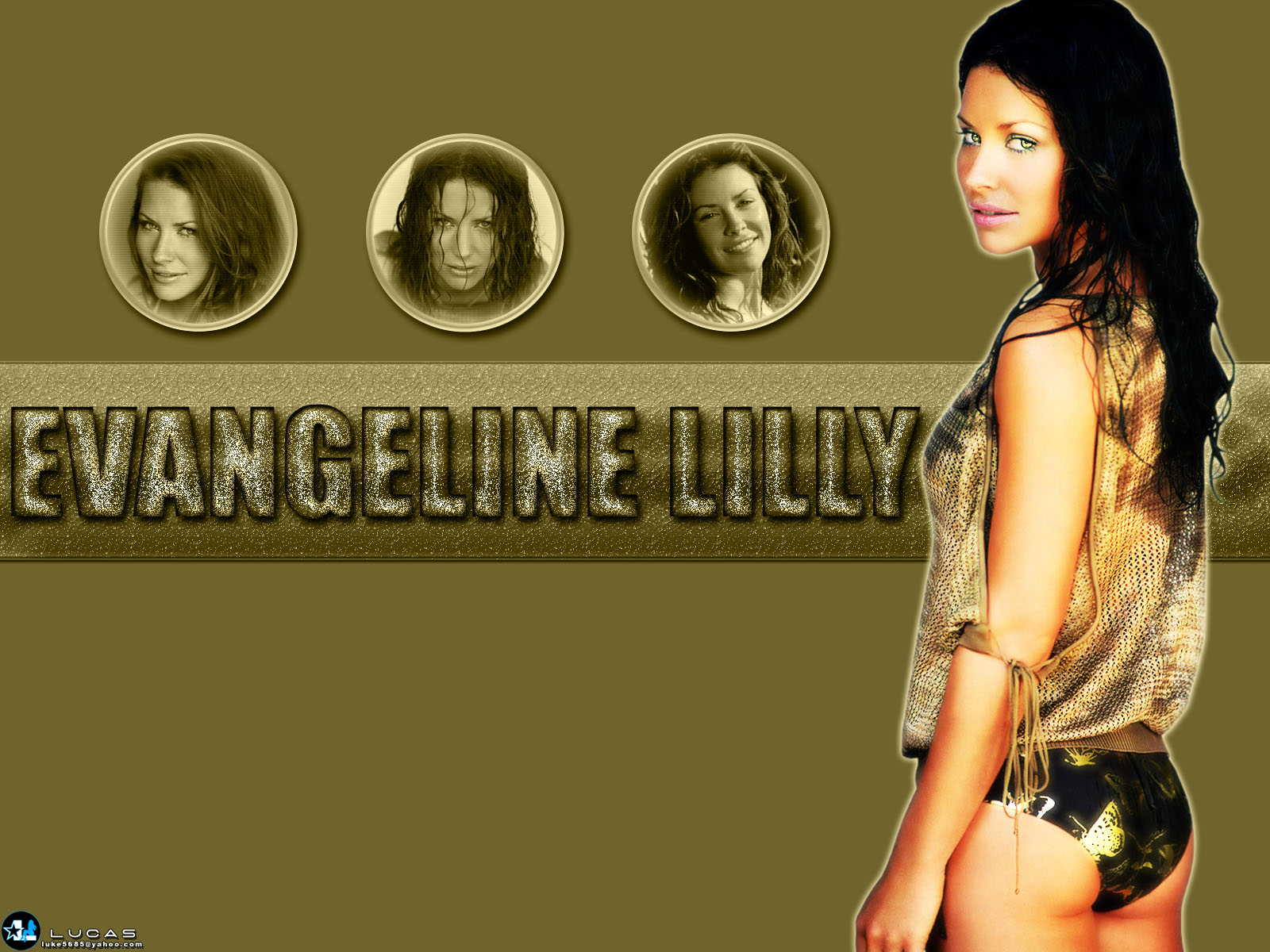 Download High quality Evangeline Lilly wallpaper / Celebrities Female / 1600x1200