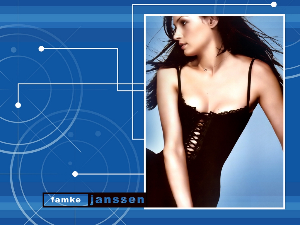 Download Famke Janssen / Celebrities Female wallpaper / 1024x768