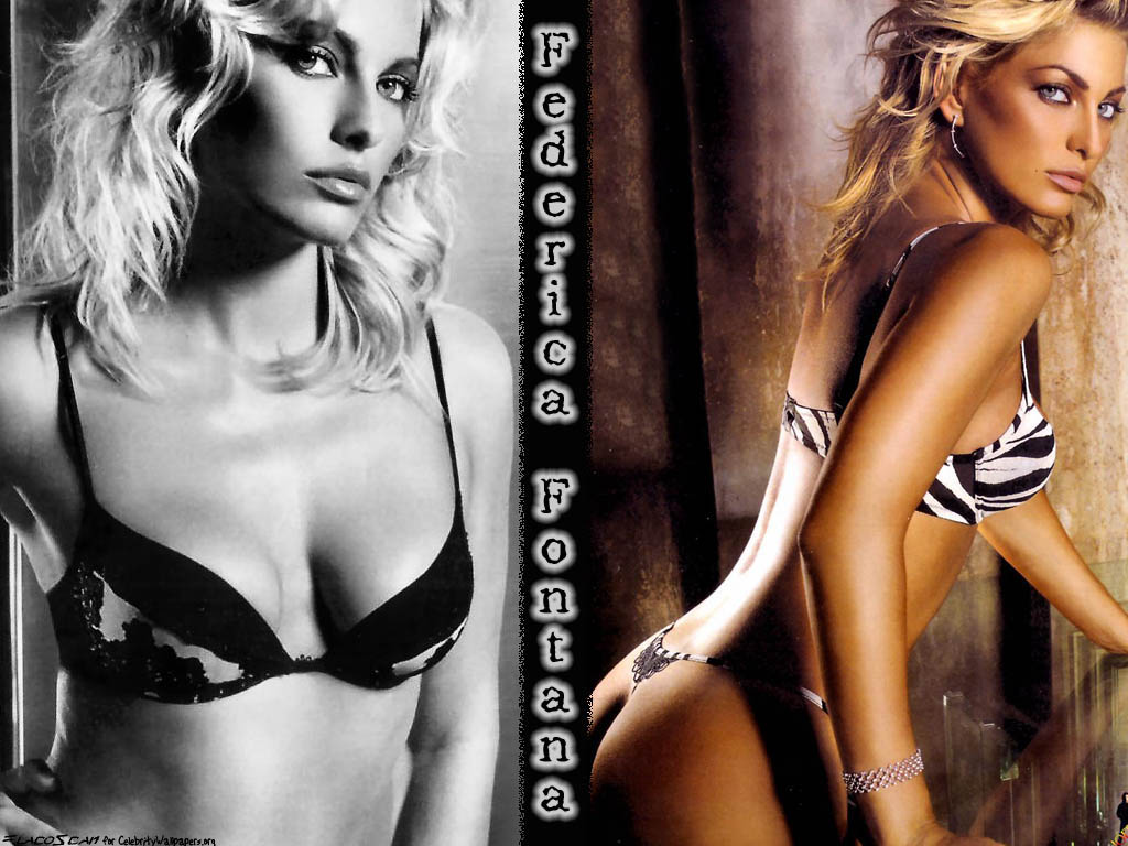 Download Federica Fontana / Celebrities Female wallpaper / 1024x768