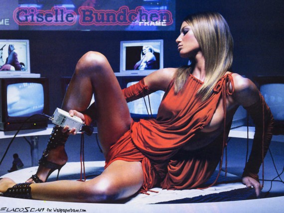 Free Send to Mobile Phone Gisele Bundchen Celebrities Female wallpaper num.13