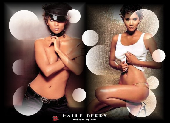 Free Send to Mobile Phone Halle Berry Celebrities Female wallpaper num.49