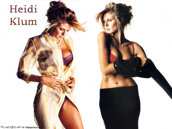 Free Send to Mobile Phone Heidi Klum Celebrities Female wallpaper num.100